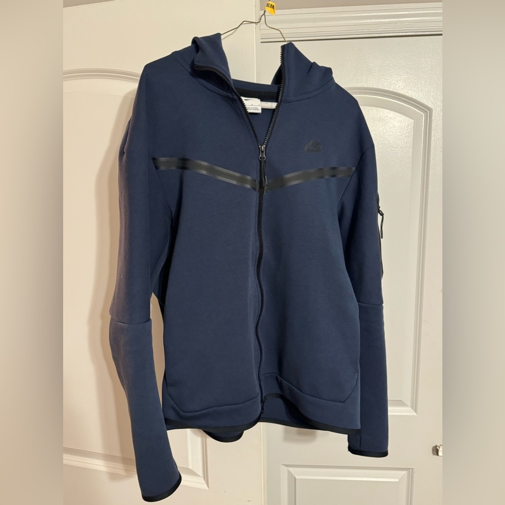 Nike Tech Zip Up Navy Blue size L
